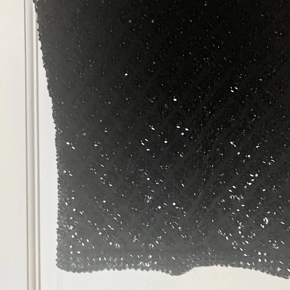 🖤 Ann Taylor 100% Silk Black Sequin Blouse - Picture 4 of 8
